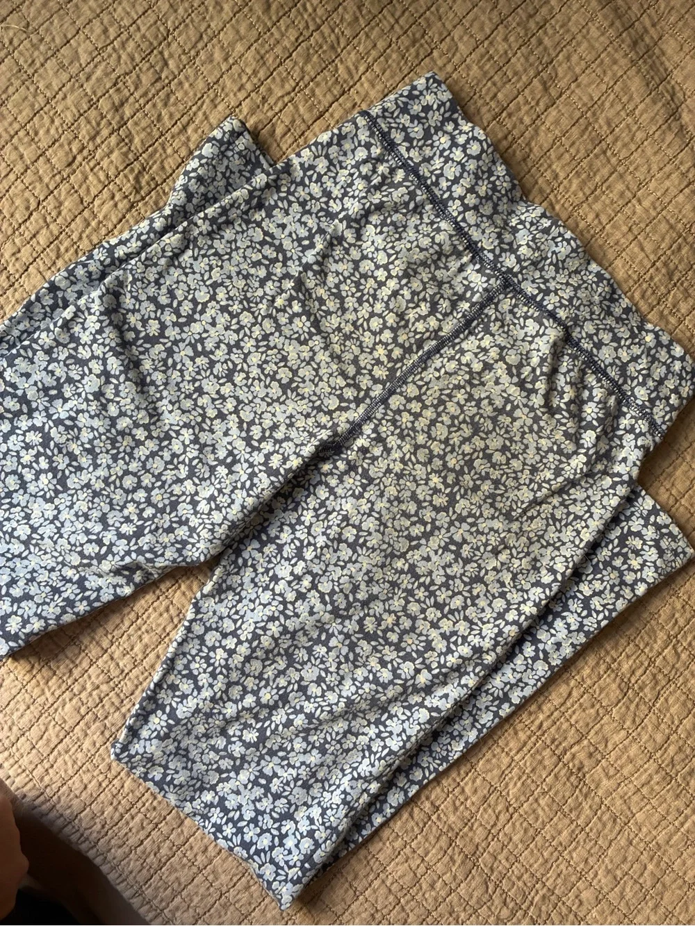GAP Navy and White Floral Girls' Leggings